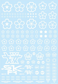 Sakura Decal White(1pc)