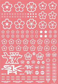 Sakura Decal White(1pc)