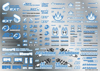 Sponsor Logo Decal 02S Indigo Blue(1pc)