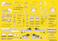 Sponsor Logo Decal 02S Light Purple(1pc)