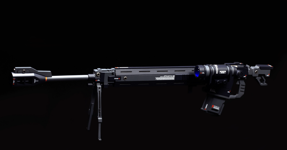 W004 Zaku Sniper 1/100 resin weapon kit