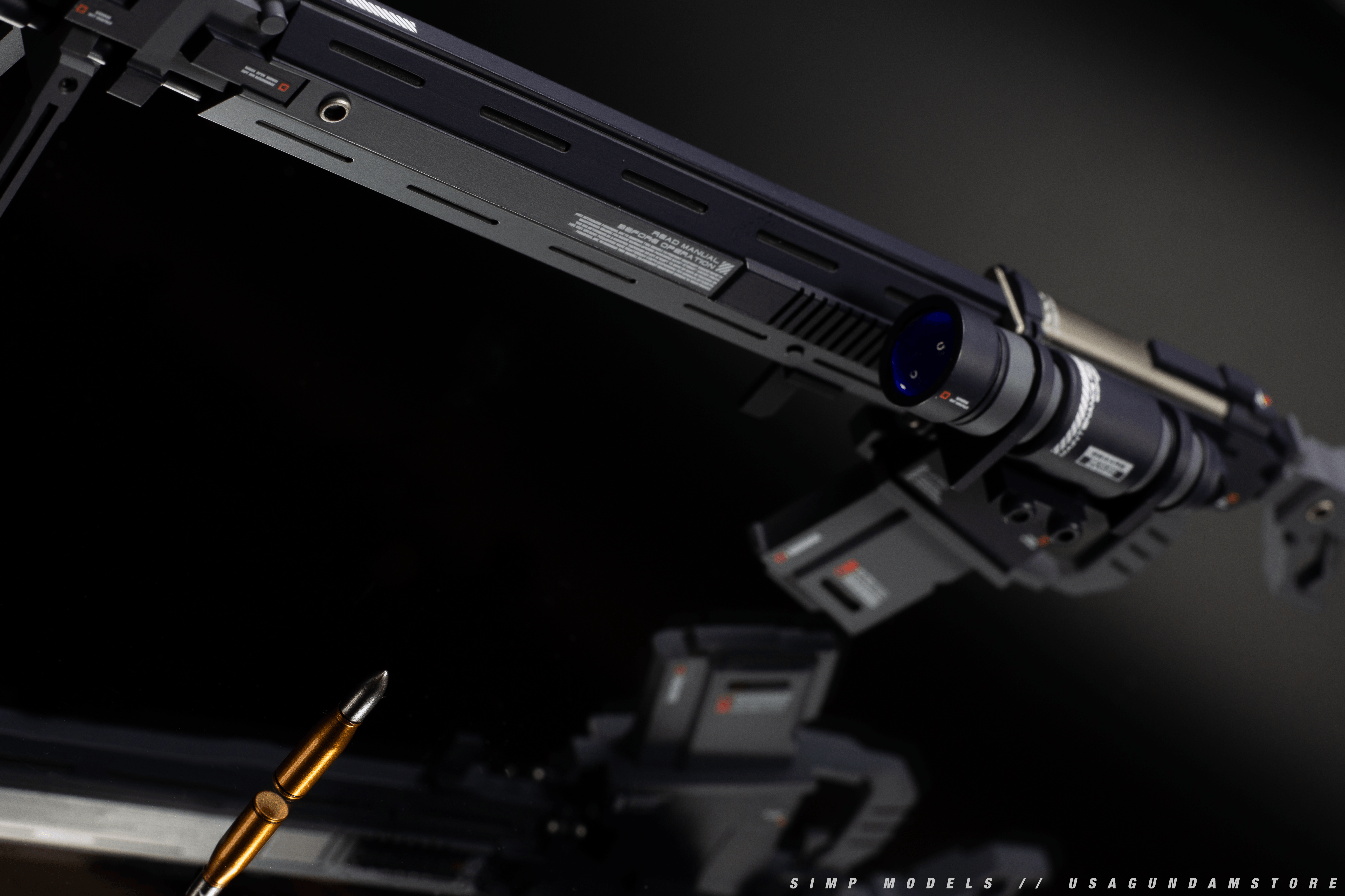 W004 Zaku Sniper 1/100 resin weapon kit