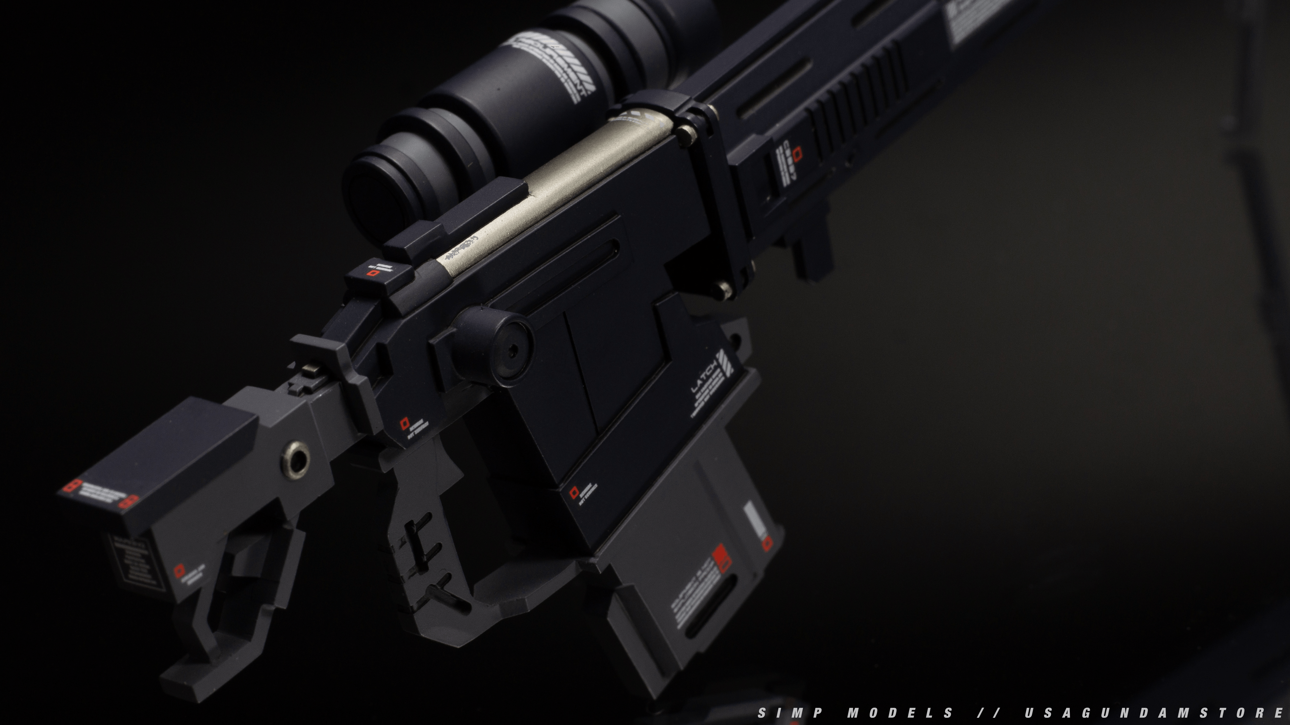 W004 Zaku Sniper 1/100 resin weapon kit