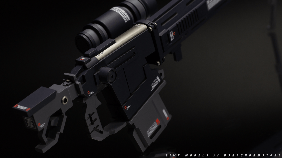 W004 Zaku Sniper 1/100 resin weapon kit