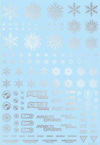 Snow Decal Silver(1pc)