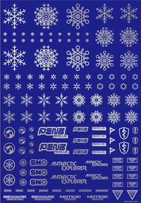 Snow Decal Silver(1pc)