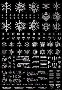 Snow Decal Silver(1pc)