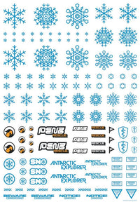 Snow Decal Blue(1pc)