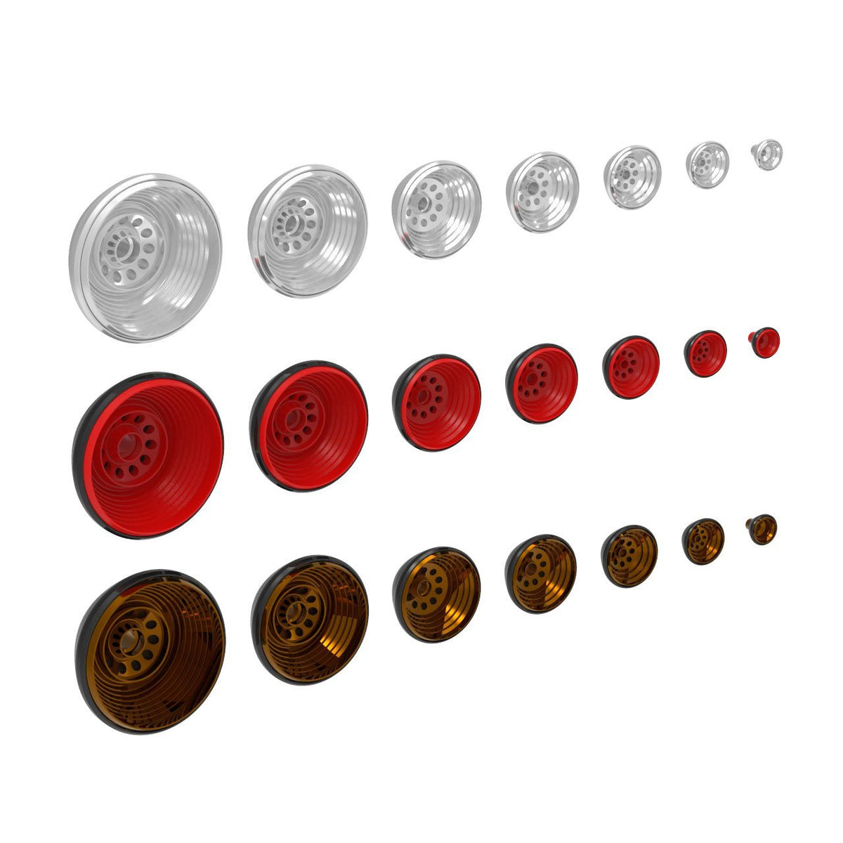 HiQ Parts STD Thruster Short 8.0mm (2sets)
