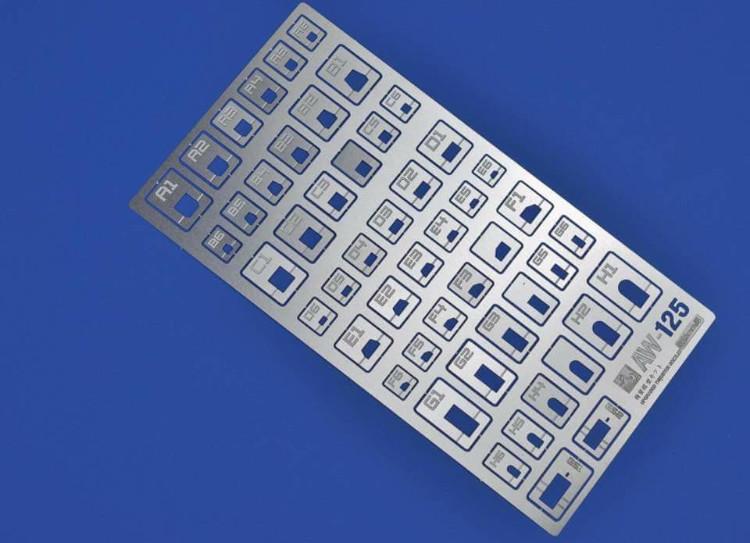 Steel Spirit AW-125 Scribing Templates / Stencil