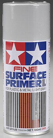 Tamiya Fine Surface Primer Light Gray (180ml Spray)