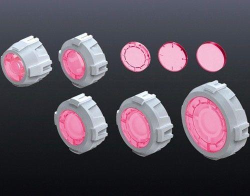 Non Scale Builders' Parts: MS Sight Lens 2 (Pink Ver) - USA Gundam Store