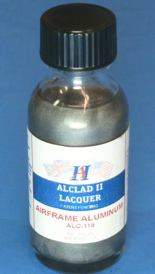 Alclad II 1oz. Bottle Airframe Aluminum Lacquer ALC-119