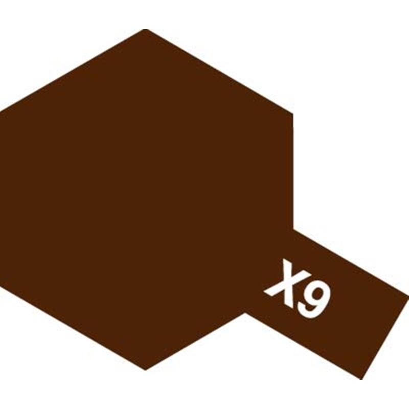 Tamiya Color Brown Mini Acrylic Gloss Finish X-9