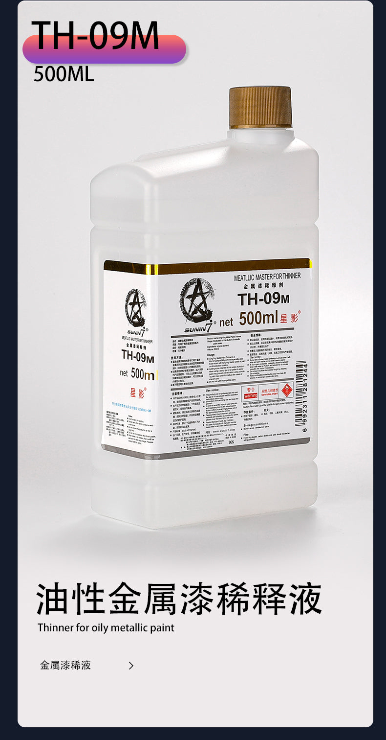 Sunin Thinner TH-09M: Metallic Master For Thinner (500ML)