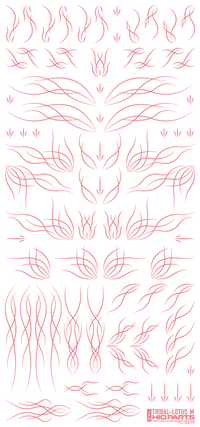 Tribal Lotus M Pastel Pink(1pc)