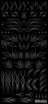 Tribal Lotus M Silver(1pc)