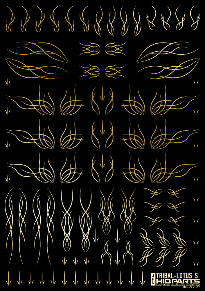 Tribal Lotus S Gold(1pc)