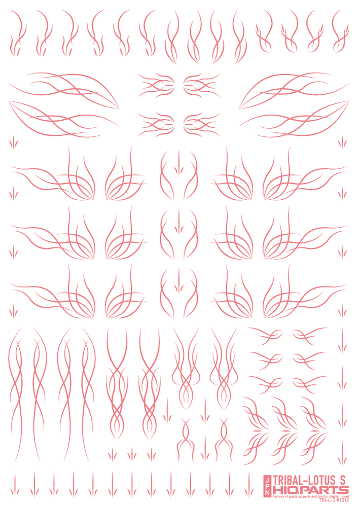 Tribal Lotus S Pastel Pink(1pc)