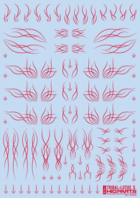Tribal Lotus S Red(1pc)