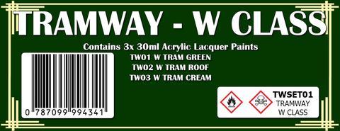 TRAMWAY - W CLASS COLOUR SET