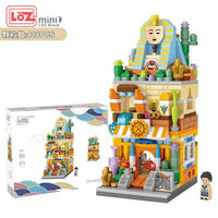 LOZ 1652 MINI NANO DIAMOND CREATIVE BRICK ARCHAEOLOGICAL HOUSE BUILDING BLOCKS BRICKS 418PCS