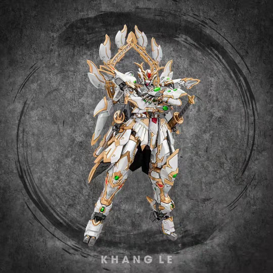 Tibetan Metal Build Green Dragon (White Ver.)