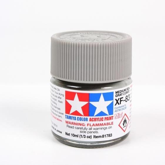 Tamiya Color Medium Sea Gray 2 Mini Acrylic Matte Finish XF-83