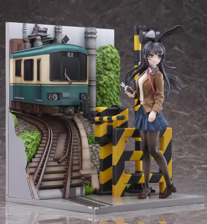 Rascal Does Not Dream of Bunny Girl Senpai Mai Sakurajima (Enoden Ver.) 1/7 Scale Shibuya Scramble Figure