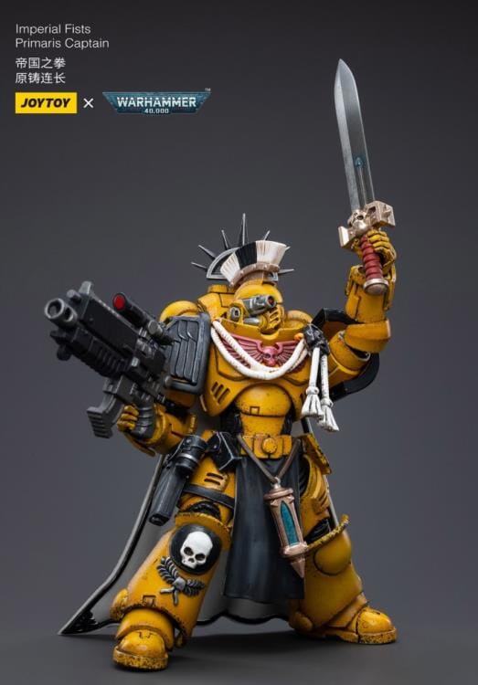 Warhammer 40K Imperial Fists Primaris Captain 1/18 Scale Figure