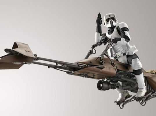 Star Wars Return of the Jedi Scout Trooper & Speeder Bike 1/12 Scale Model Kit