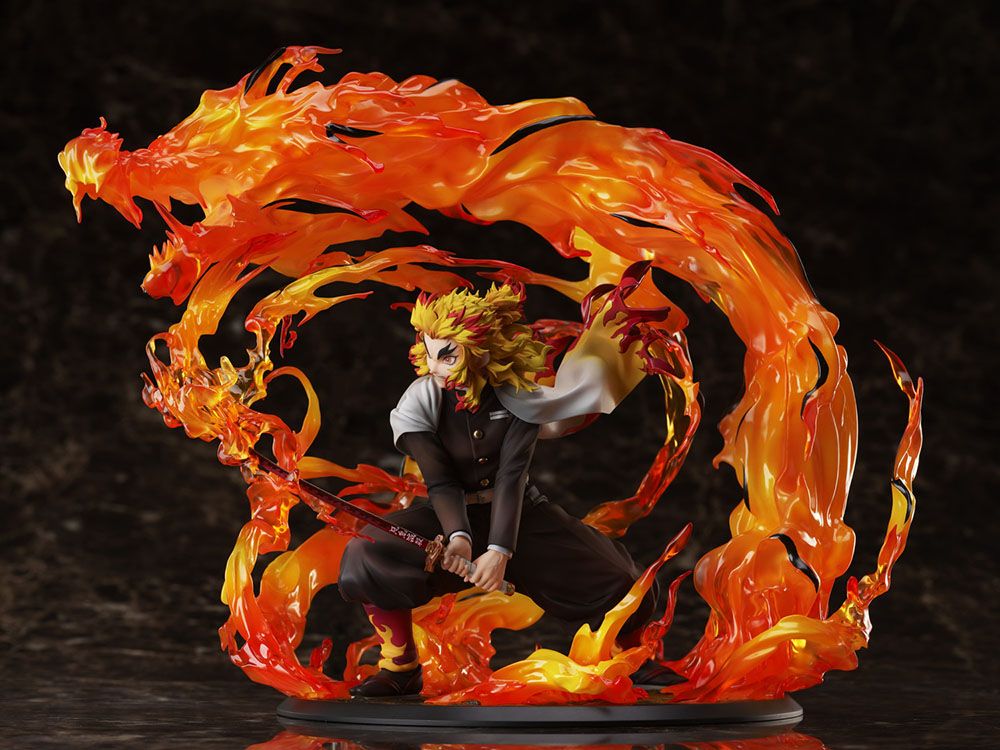 Demon Slayer: Kimetsu no Yaiba Kyojuro Rengoku (Flame Breathing Esoteric Art Ninth Form: Rengoku) 1/8 Scale Figure