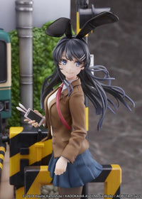 Rascal Does Not Dream of Bunny Girl Senpai Mai Sakurajima (Enoden Ver.) 1/7 Scale Shibuya Scramble Figure