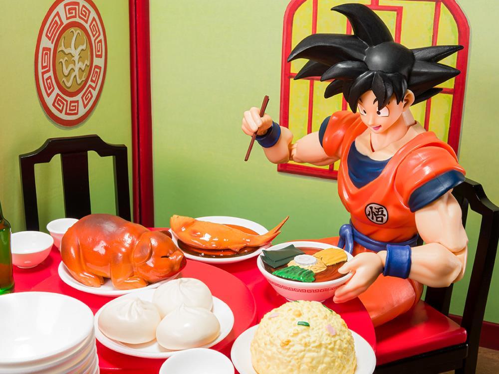 Dragon Ball Z S.H.Figuarts Goku Eating Scene Set