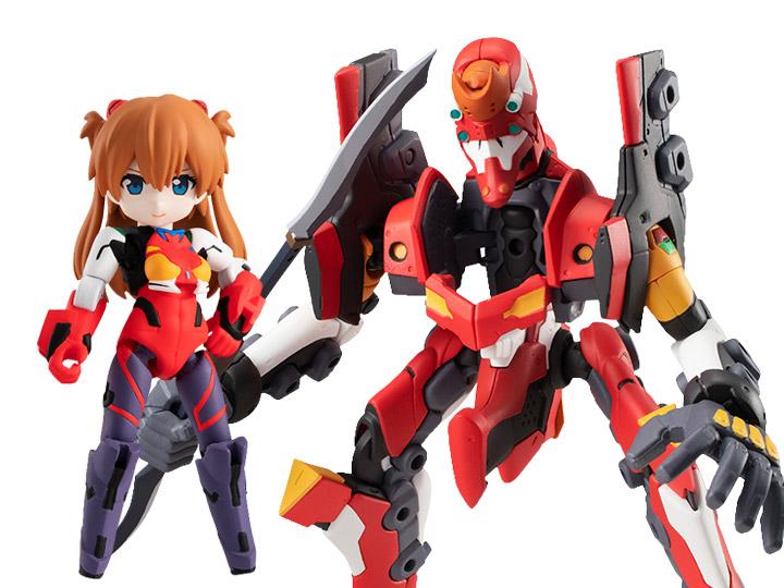 Rebuild of Evangelion Desktop Army Asuka and Unit-02 (3.0 + 1.0)