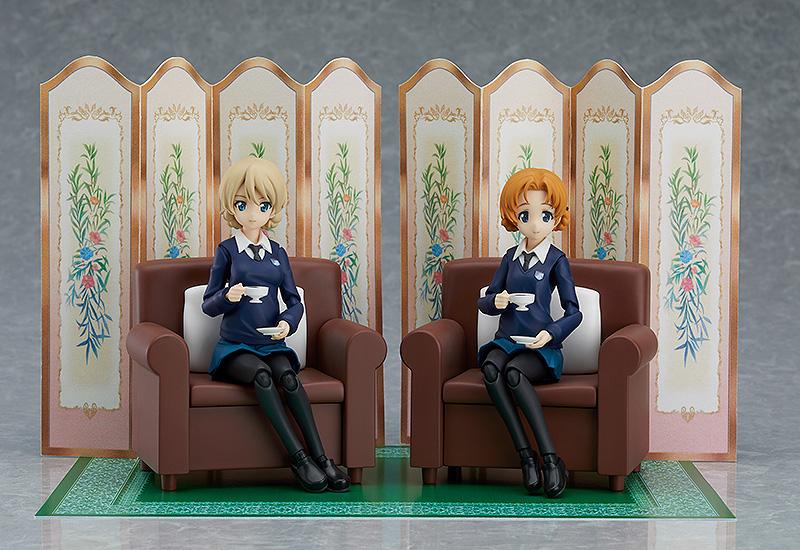 Girls und Panzer figma No.406 Darjeeling & Orange Pekoe Set