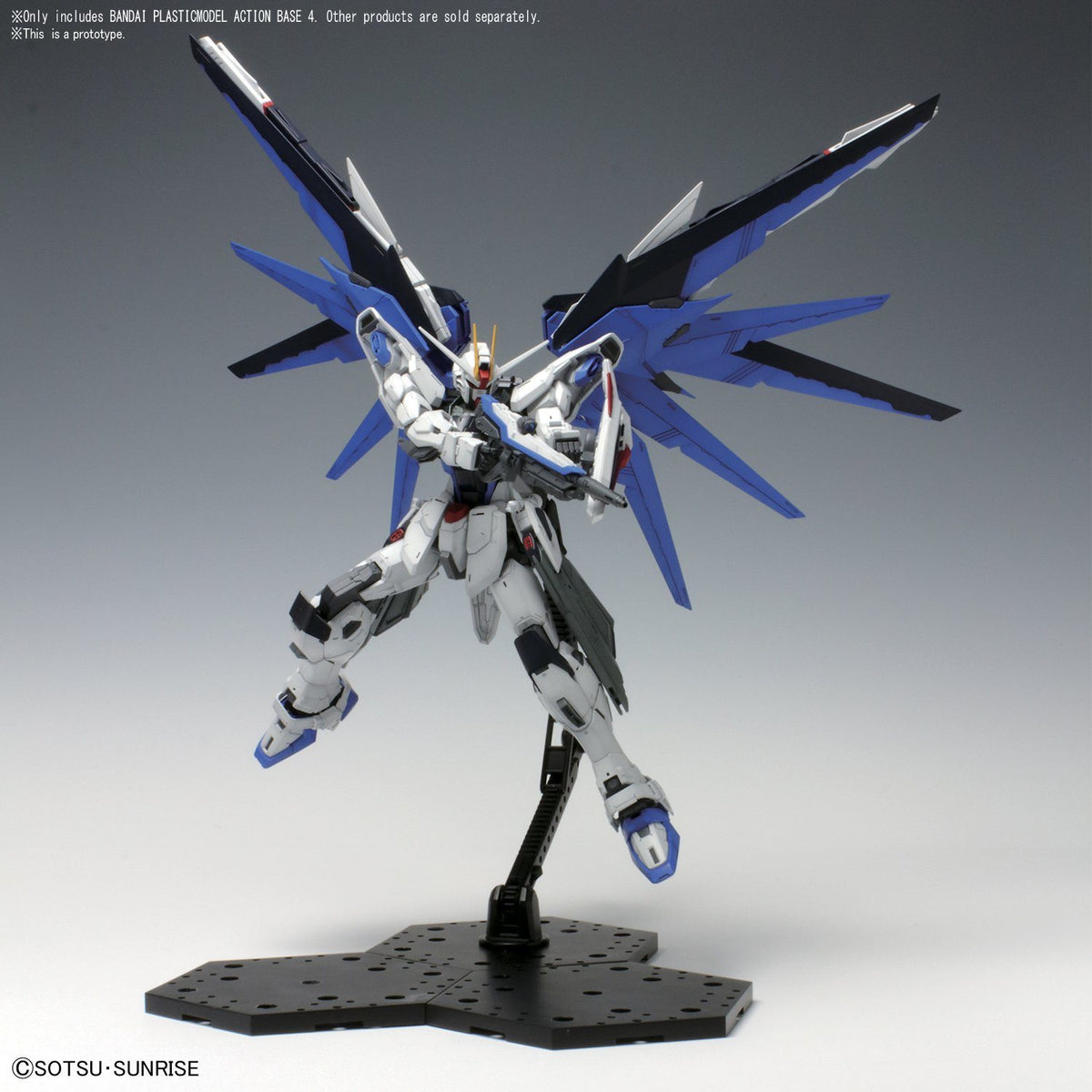 Action Base 4 Display Stand (1/144 & 1/100 Scale) - Black