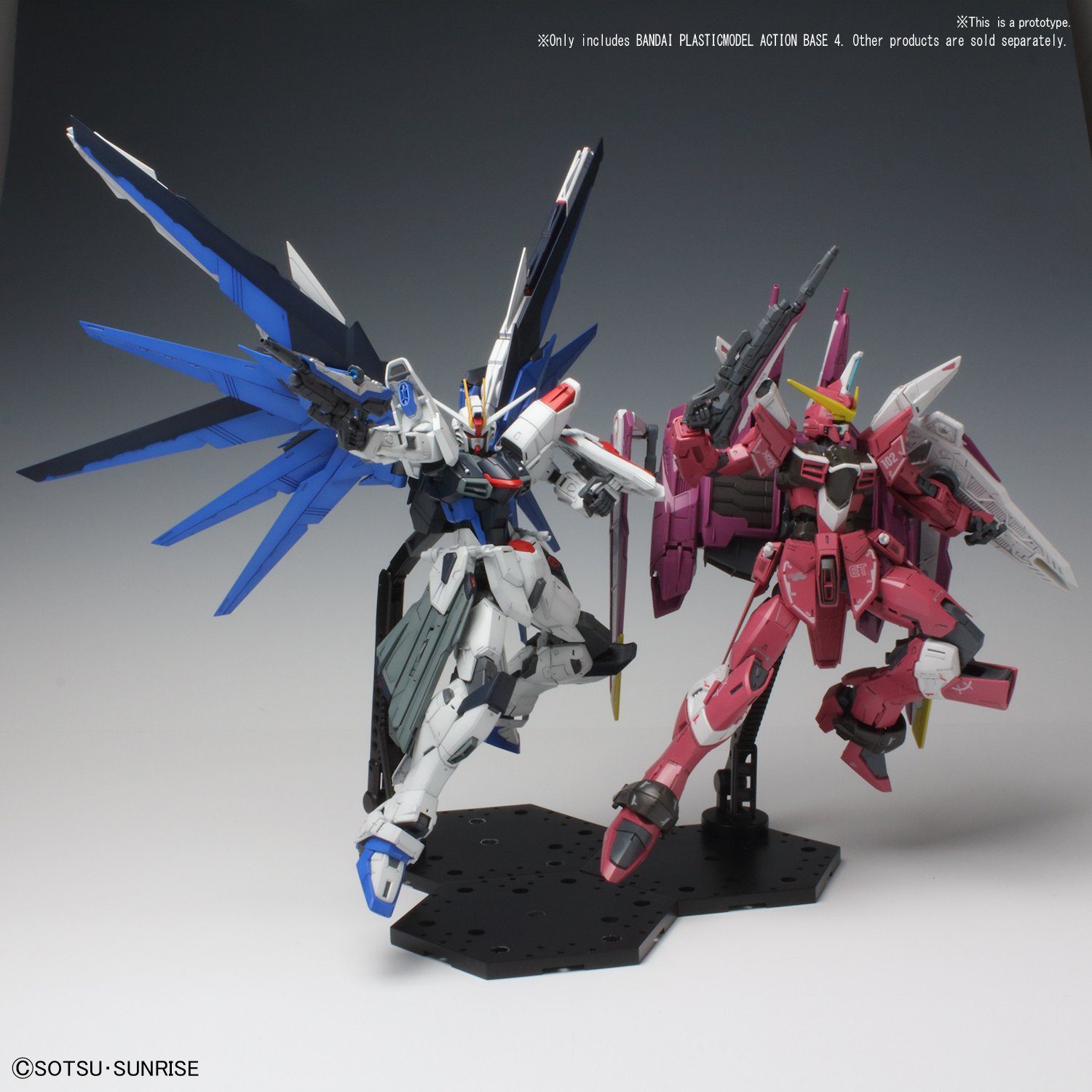 Gundam Base Action Gunpla Stand 4 Char Aznable's Custom Red Color