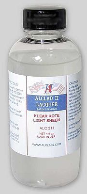 Alclad II 4oz. Bottle Clear Coat Light Sheen ALC-311