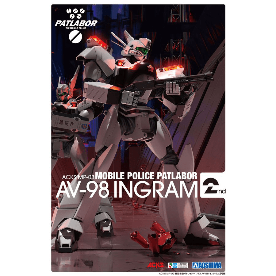 Mobile Police Patlabor AV-98 Ingram Unit 2 1/43 Scale Model Kit