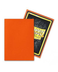 Dragon Shield Sleeves: Classic - Matte Tangerine (100)