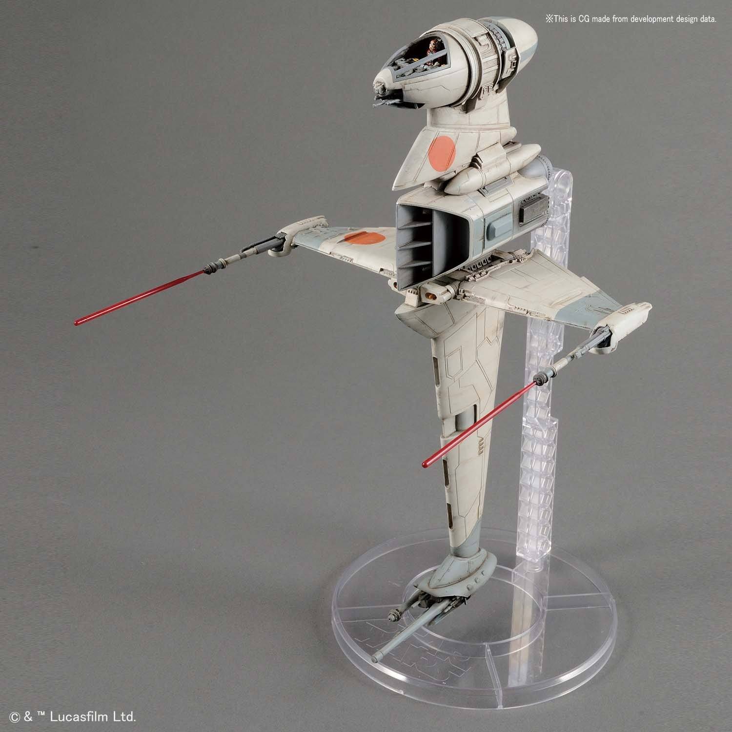 B-Wing Starfighter "Star Wars", Bandai Star Wars 1/72 Plastic Model