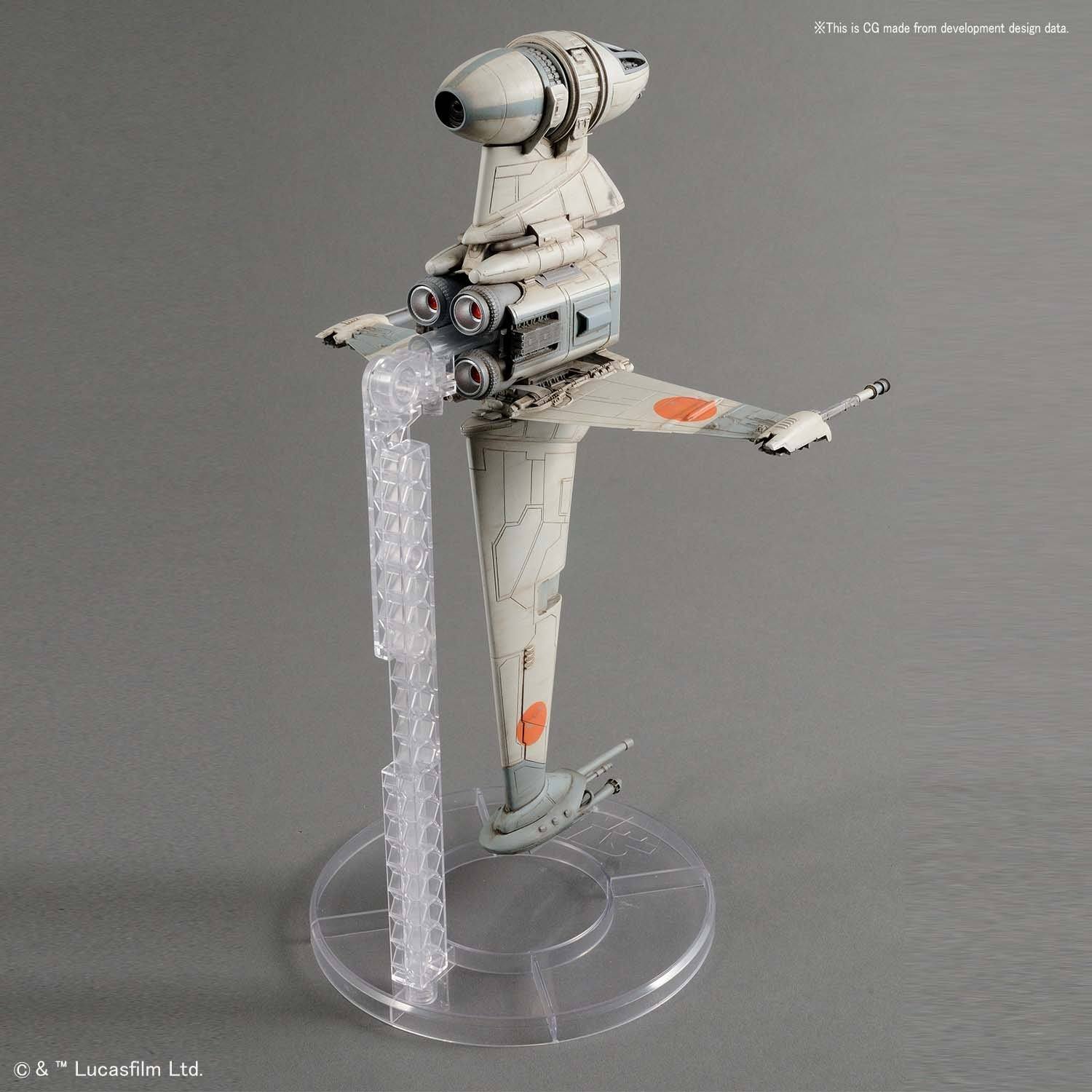 B-Wing Starfighter "Star Wars", Bandai Star Wars 1/72 Plastic Model