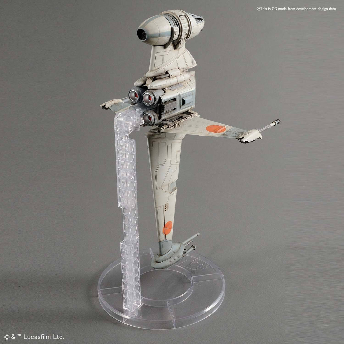 B-Wing Starfighter "Star Wars", Bandai Star Wars 1/72 Plastic Model