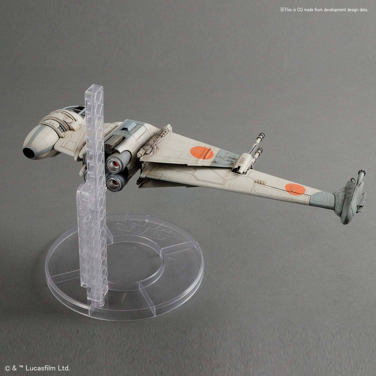 B-Wing Starfighter "Star Wars", Bandai Star Wars 1/72 Plastic Model
