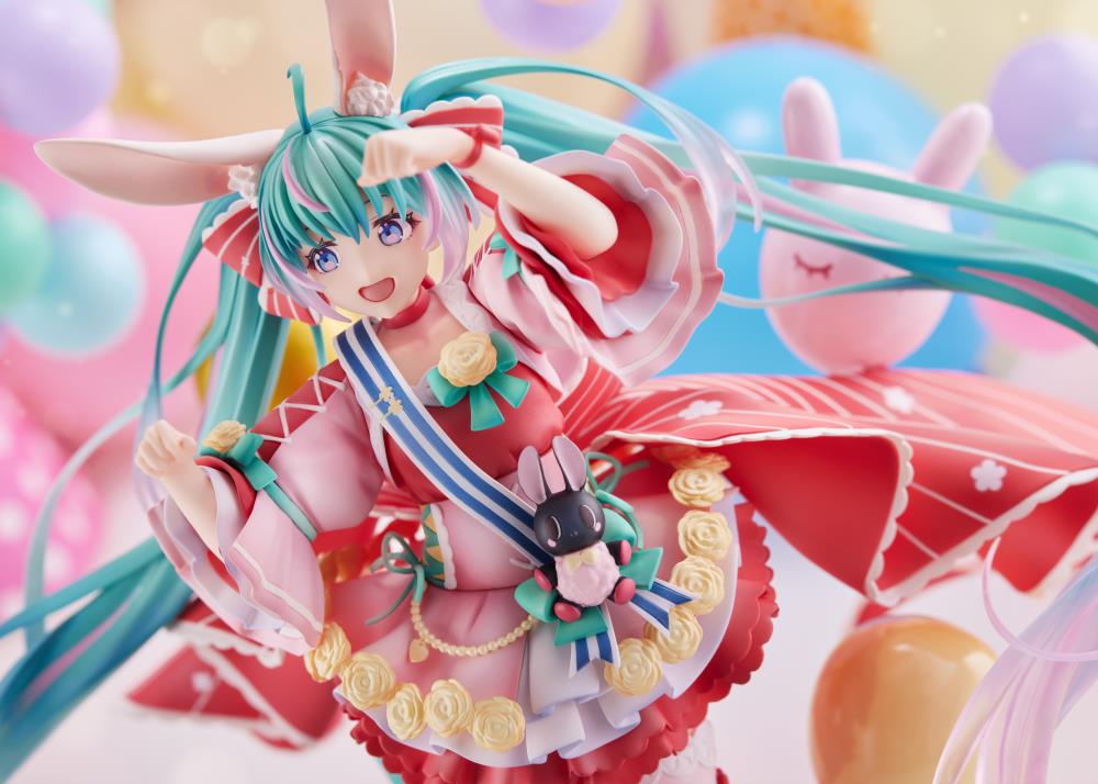 Miku Ride Rabbit Vocaloid Spiritale Hatsune Miku Birthday 2021 (Pretty Rabbit Ver.) 1/7 ...