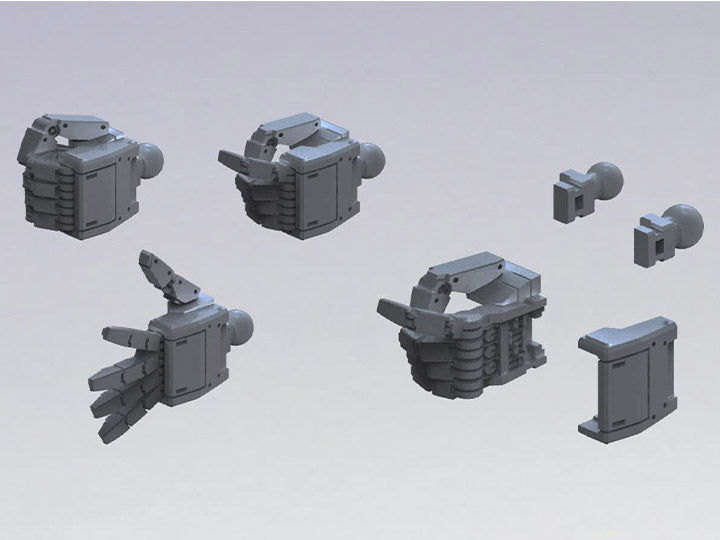 Builders Parts HD 1/144 MS Hand 01 (E.F.S.F. Dark Gray)