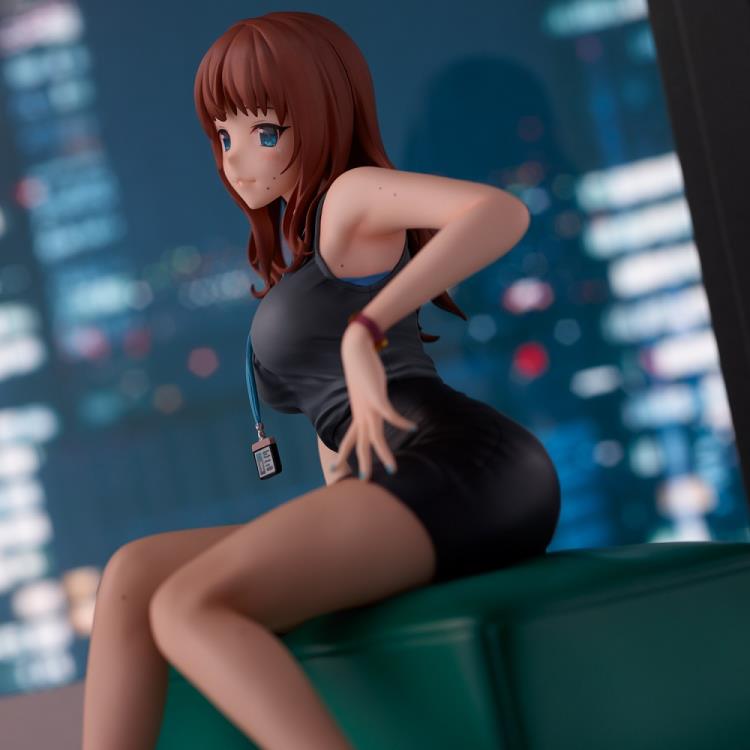 Doushima Illustration Hokuro no Ooi Senpai OL-san Figure