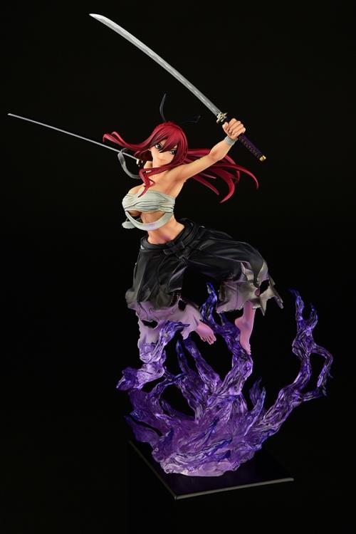 Fairy Tail Erza Scarlet the Samurai (Shikkoku Ver.) 1/6 Scale Figure