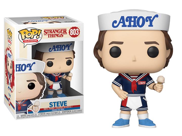 Pop! TV: Stranger Things - Steve with Hat & Ice Cream W/ Pop Protector